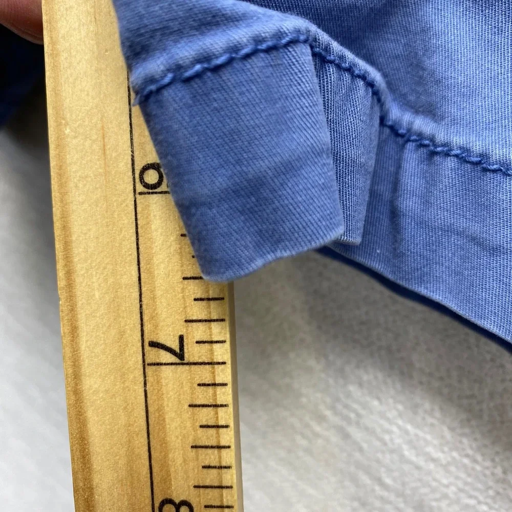 OshKosh B'gosh Kids Blue Chino Shorts Size 5 Adjustable Waist‎ Stretch